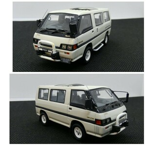 ケース無し 1/43 ミツビシ デリカ スターワゴン 1986 ポーラーホワイト インターアライド ハイ・ストーリー Hi Story HS014WH MITSUBISHI 