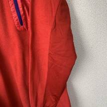 【USED】adidas GOLF アディダス　ゴルフ　長袖ポロシャツ ボタンダウン　メンズLサイズ　赤　ゴルフウェア　テーラーメイド あったか素材_画像6