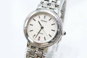 【W109-14】動作品 電池交換済 SEIKO EXCELINE セイコー エクセリーヌ 腕時計 4J41-0A60 レディース【送料全国一律185円】