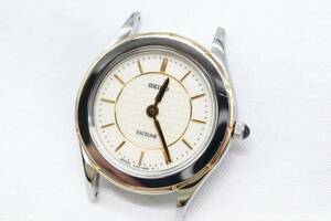 【W109-68】動作品 電池交換済 SEIKO EXCELINE セイコー エクセリーヌ 腕時計 フェイスのみ 4J40-0AA0 レディース【送料全国一律185円】