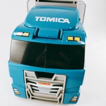 トミカ おかたづけコンボイ お片付け トミカワールド トミカ収納 トレーラー 玩具 子供用 置物 飾り ヴィンテージ 乗り物 車 トラック_画像7