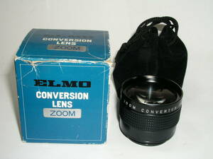 5482● ELMO ZOOM CONVERTER-16 x0.8-1.25、エルモ、元箱ポーチあり 美品 ●