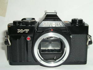 5531●● MINOLTA X-7、ブラックボディ ●38