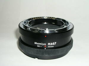 5559●● Mamiya RZ67 No.1 45mm、マミヤ中間リング 良品 ●01