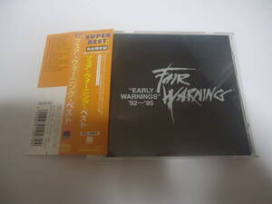  free shipping *FAIR WARNING(fea warning )/EARLY WARNINGS '92~'95( early warning s the best )* domestic record CD