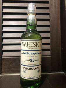 クライヌリッシュ1983 23年　ウイスキーマガジンエディターズチョイス SMWS ボトラーズ　オールドボトル　未開封古酒