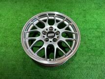 BBS FORGED RG717 中古 アルミ ホイール 17インチ 17X7.5J +38 5穴 PCD 114.3 1本。。_画像1