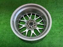 BBS FORGED RG717 中古 アルミ ホイール 17インチ 17X7.5J +38 5穴 PCD 114.3 1本。。_画像6