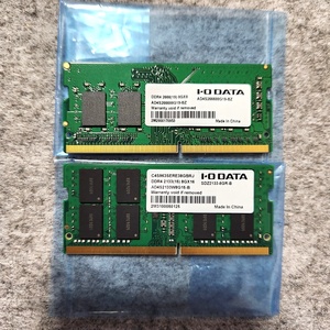 メモリ 8GB×2点 DDR4-2666 DDR4-2133　ノート アイ・オー・データ 60s23-4219-3
