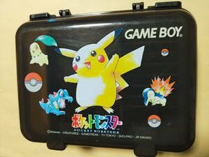 当時物 GAME BOY ポケットモンスター ミニキャリーバッグ　収納ケース 任天堂　ゲームボーイ ゲームフリーク TV東京 JR企画 ピカチュウ