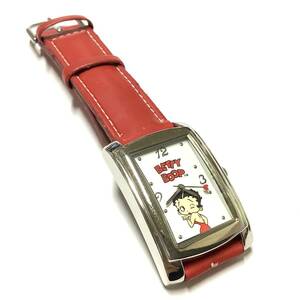 【中古ビンテージ、電池交換済み】2006年製 BettyBoop ベティブープ ベティ・ブープ ベティちゃん 腕時計 キャラクターウォッチ アメコミ