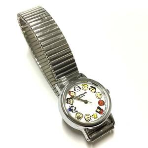 [ ultra rare! retro, battery replaced ] Vintage wristwatch Citizen CITIZEN VEGA Peanuts Snoopy . company .. wristwatch character watch 