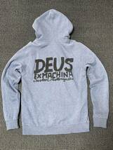 DEUS EX MACHINA デウスエクスマキナ ジップアップ パーカー スウェット 青系 S_画像2