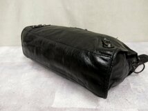 ●超美品●BALENCIAGA バレンシアガ●ザ シティ●カーフ レザー 本革●2way ハンド バッグ●黒●クロム金具●肩掛け●B5 書類●Js42108_画像8