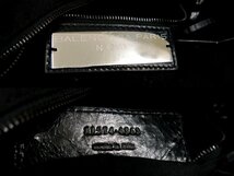 ●超美品●BALENCIAGA バレンシアガ●ザ シティ●カーフ レザー 本革●2way ハンド バッグ●黒●クロム金具●肩掛け●B5 書類●Js42108_画像9