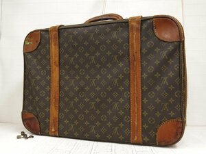 ◆LOUIS VUITTON ルイ・ヴィトン◆モノグラム◆PVC カーフ レザー 本革◆トランクケース◆ブラウン ゴールド金具◆ヴィンテージ◆A3260