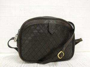 ◆YSL Yves Saint-Laurent イヴ・サンローラン◆キルティング◆レザー 本革◆ショルダー バッグ◆ブラック G金具◆ヴィンテージ◆A3525