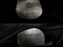 ●超美品●GUCCI グッチ●バンブー●編み込み●レザー 本革●ハンド バッグ●こげ茶●G金具●イタリア製●腕掛け●A4 書類 かばん●Js42868_画像8