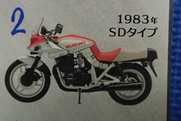 GSX1100S【#2:1983年SDタイプ】検索:エフトイズF-toysヴィンテージバイクキットvol.10スズキSUZUKIカタナ刀KATANA★1/24★★