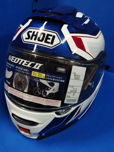 SHOEI【 ネオテックII 】SサイズTC-10リスペクト★ショウエイNEOTEC2 RESPECT:ショーエイ:オープンフェイスフルフェイスシステムヘルメット