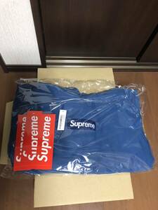 シュプリーム supreme box logo hooded パーカー　青　サイズXL 未開封　新品未使用 FW23