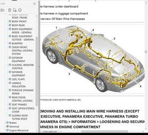  ポルシェ パナメーラ 970 2009-2016 Ver1 ファクトリー ワークショップマニュアル 整備書 配線図 修理書 　
