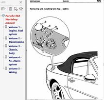 ポルシェ 968 ワークショップマニュアル Ver1 ( 整備書 ) 　配線図_画像2