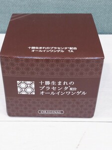 「送料無料」○ 十勝生まれのプラセンタ配合 オールインワンゲル TA 美容液ジェル 無香料 90g プラセンタエキス 未使用未開封保管品 