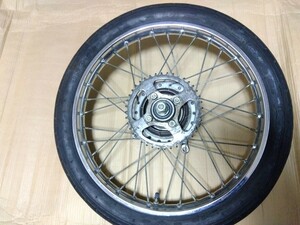 カブ90 リア ホイール 17×1.40 ブレーキパネル 50 70 aa01 HA02 6v 12v