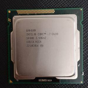 【送料込み】正常動作品 Intel core I7-2600 3.40GHz-3.80GHz LGA1155 Sandy Bridge