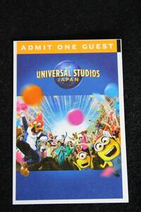 『5y個12006B』USJ ユニバーサルスタジオジャパン パートナー・パス 1日フリーパスポート 大人1枚 2024年2月22日期限