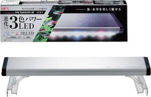 GEX クリアLED POWER III 300 明るさ500lm 色温度10,000K LED3色切り替え 幅30cm水槽用