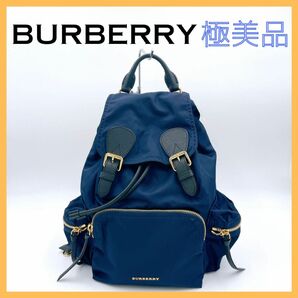 【新品同様】Burberry バーバリー ナイロン バックパック レディス