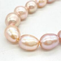 ■淡水パールネックレス■d約47g 真珠 ネックレスPearl pearl necklace アクセサリーaccessory jewelry silver EB3_画像3