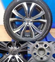 【東大宮】お買い得 極上美品 中古レクサスRX 純正 20X8.0 20 80 +30 5H 114.3 タイヤはおまけ DM-V2 235/55R20 2016年 4本セット_画像7