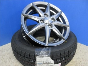 4本 Human line HS-08 DG ブリヂストン BLIZZAK VRX2 23年 155/65R14インチ EKワゴン EV クロス スペース デリカミニ トコット ココア