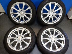 【50エスティマ・C-HR専用】DUNLOP WINTERMAXX WM01【225/50R18 95Q】トヨタ純正ナット仕様 WEDS JOKER MAGIC 18インチ 7.5J 国産