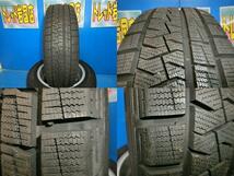 送料無料 中古 スタッドレス ピレリ アイスアシンメトリコ 185/60R15 88Q 外車用 アルミ 4本 フォルクスワーゲン ポロ_画像5