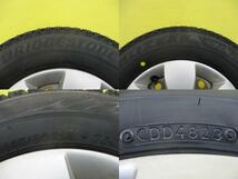 新品 冬タイヤ 4本 日産 モコ 純正 ホイール + ブリヂストン ブリザック VRX2 145/80R13 75Q スズキ MRワゴン スタッドレス 足利_画像8