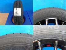 【東大宮】お買い得【新品アウトレット】SMACK REVILA 1445+45 4/100 BS NEWNO 155/65R14 75H 4本SET ワゴンＲ ムーヴ タント NBOX_画像6