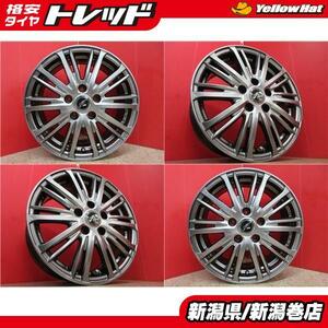 送料無料 4本 weds Fang 16inch ホイール セット 6.5J +40 5H 114.3 アルファード ヴェルファイア 90系 ヴォクシー ノア 40系 プリウスα