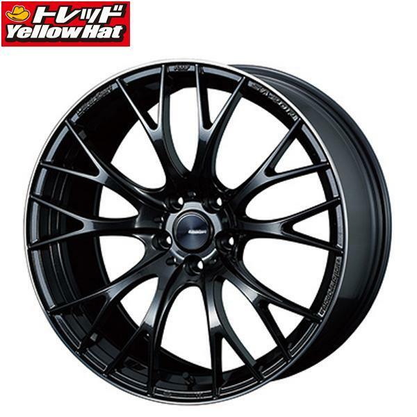 【送料無料】 Weds ウェッズ WedsSport SA20R 8.5J-19 +38 5H 114.3 MBKF (メタルブラックエフ) 19インチ アルミホイール単品 4本セット価