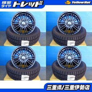 送料無料 215/65R16 ブリヂストン VRX2 VELVA 16インチ 6.5J +38 5H114 新品 スタッドレス 中古 ホイール アルファード 伊勢