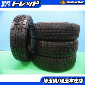 アクア パッソ ポルテ ヴィッツ 中古 ダンロップ ウィンターマックス01 165/70R14 81Q 4本セット マーチ スペイド スタッドレスタイヤ