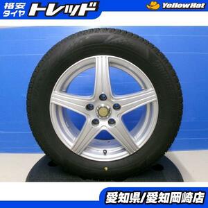 ノア ヴォクシー90系 中古冬タイヤ ブリヂストン VRX3 205/60R16 社外アルミ16インチ プリウスα スタッドレス 岡崎