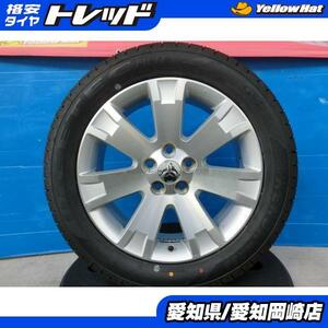 アウトランダー エクリプスクロス スタッドレス ホイール 4本 新品 KENDA KR36 225/55R18 + 中古 三菱 デリカD:5 純正 18インチ 岡崎