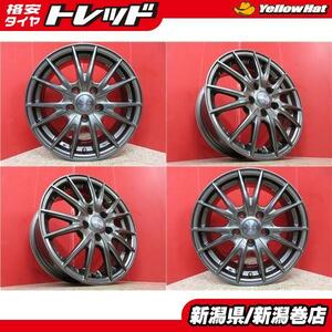 送料無料 4本 weds VELVA SPORT 16inch ホイール セット 6.5J +40 5H 114.3 RAV4 アルファード ハリアー プリウスα エクストレイル 新潟