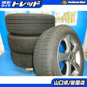 送料無料 中古 スタッドレス ブリヂストン ブリザック VRX2 225/60R17 99Q ホイール付 4本フォレスター アルファード ヴェルファイア