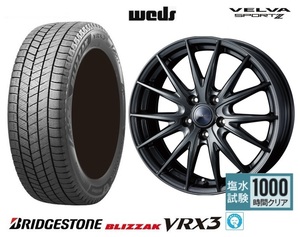 取寄せ品 WEDS スポルト2 6.5J+40 5H-114.3 ブリヂストン BLIZZAK VRX3 2023年製 215/65R16インチ T31系 エクストレイル デュアリス