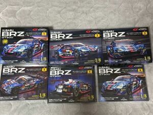 デアゴスティーニ 週刊 SUBARU BRZ GT300 岡山・広島限定版 1〜6号 未完 休刊 開封済み